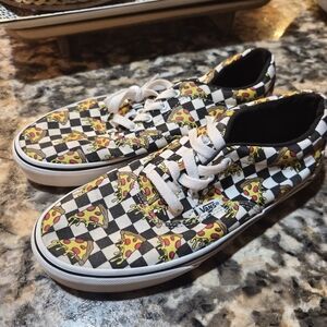 Vans Kids Pizza Checkerboard Sneakers